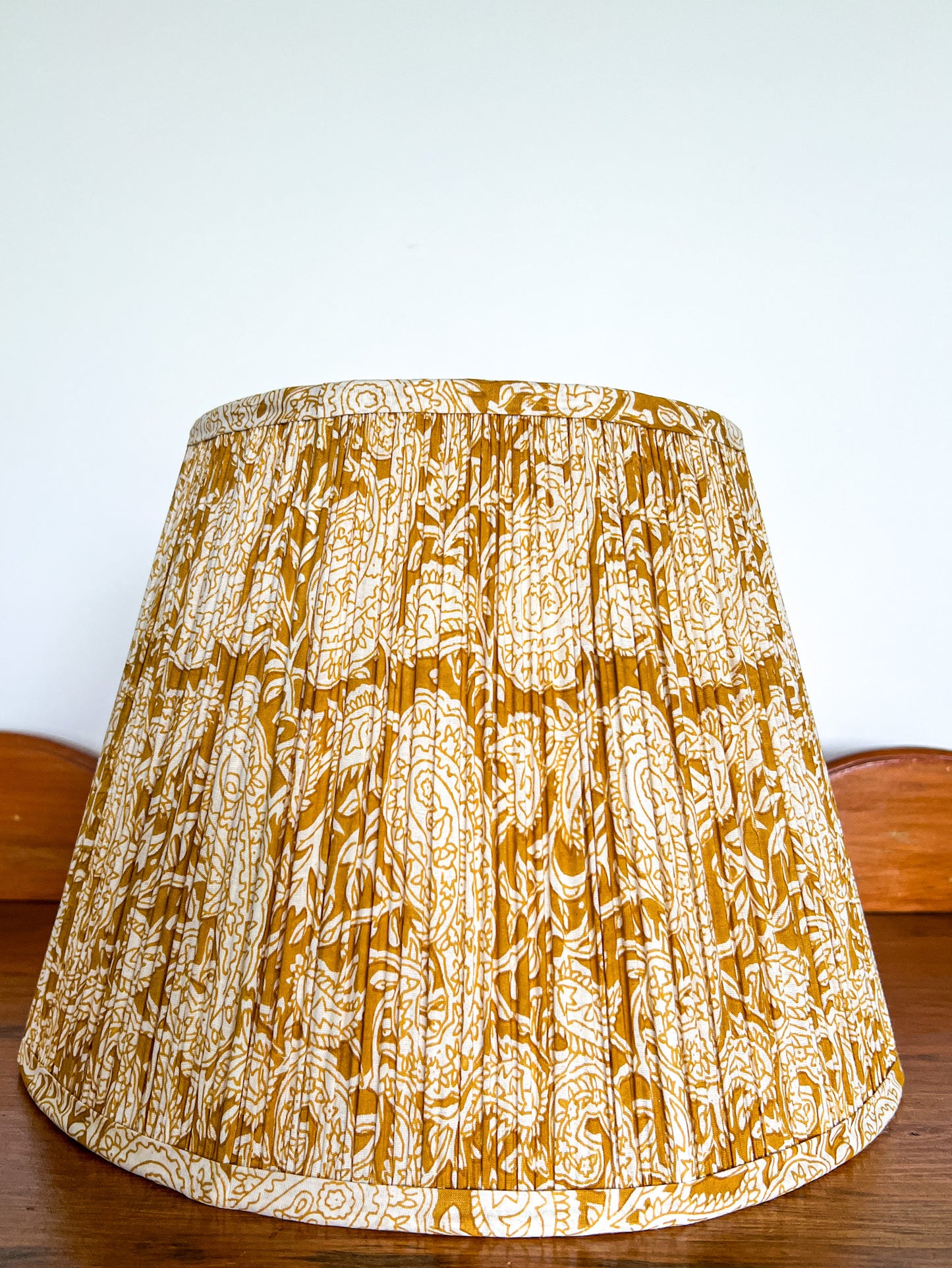 Leticia Block Printed Pleated Lampshade
