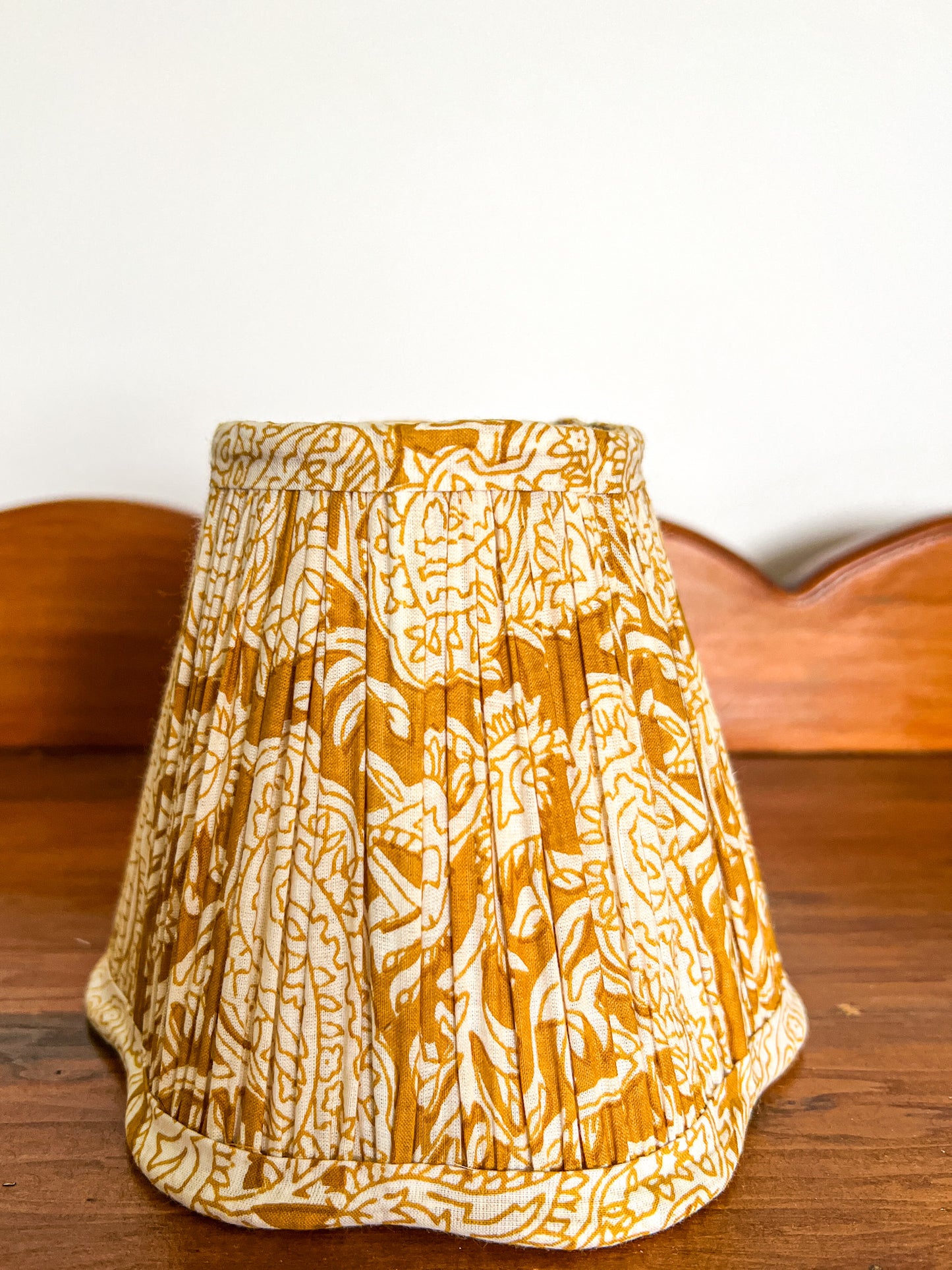 Leticia Block Printed Pleated Lampshade