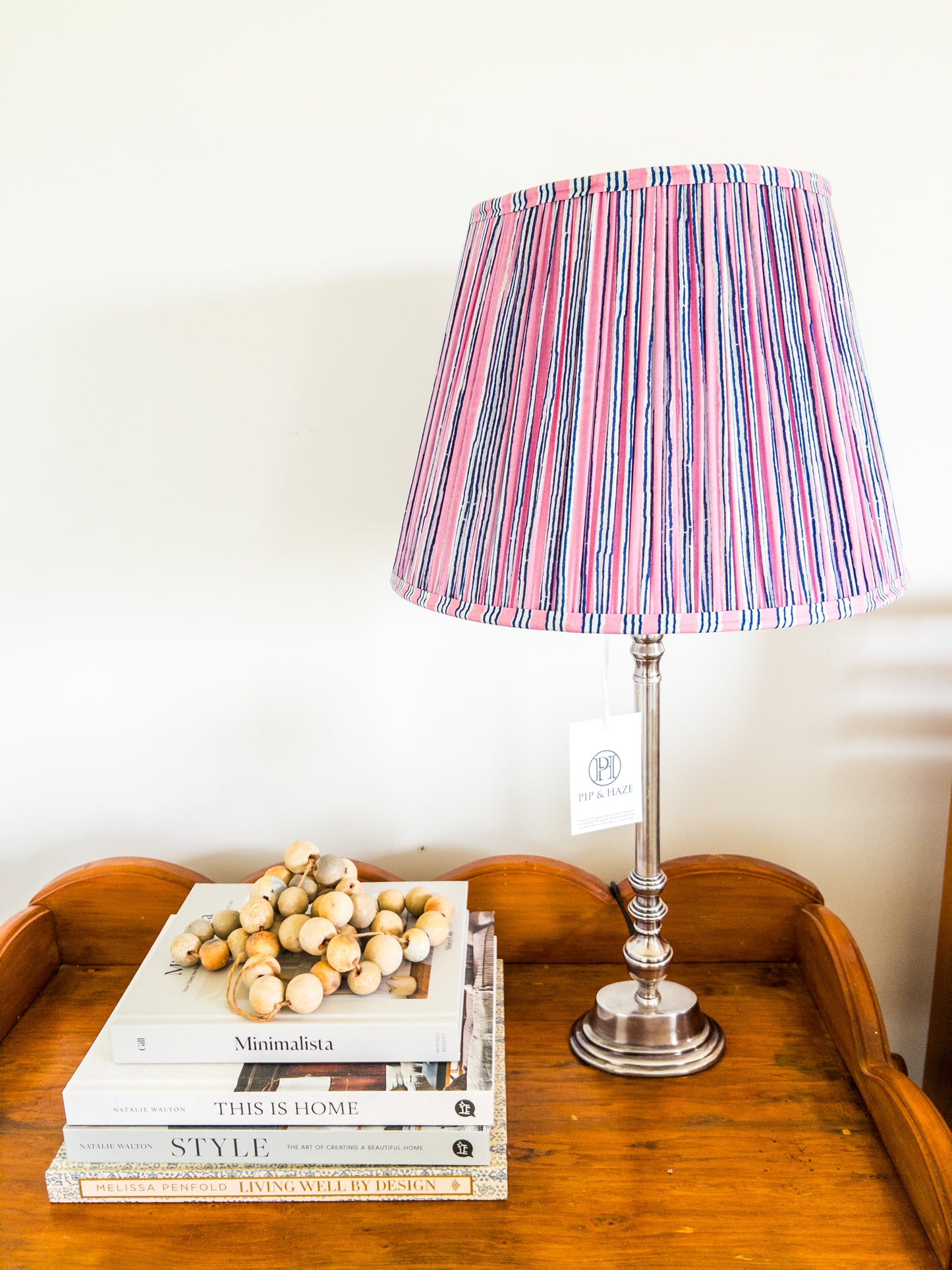 Lilly Block Printed Pleated Lampshade