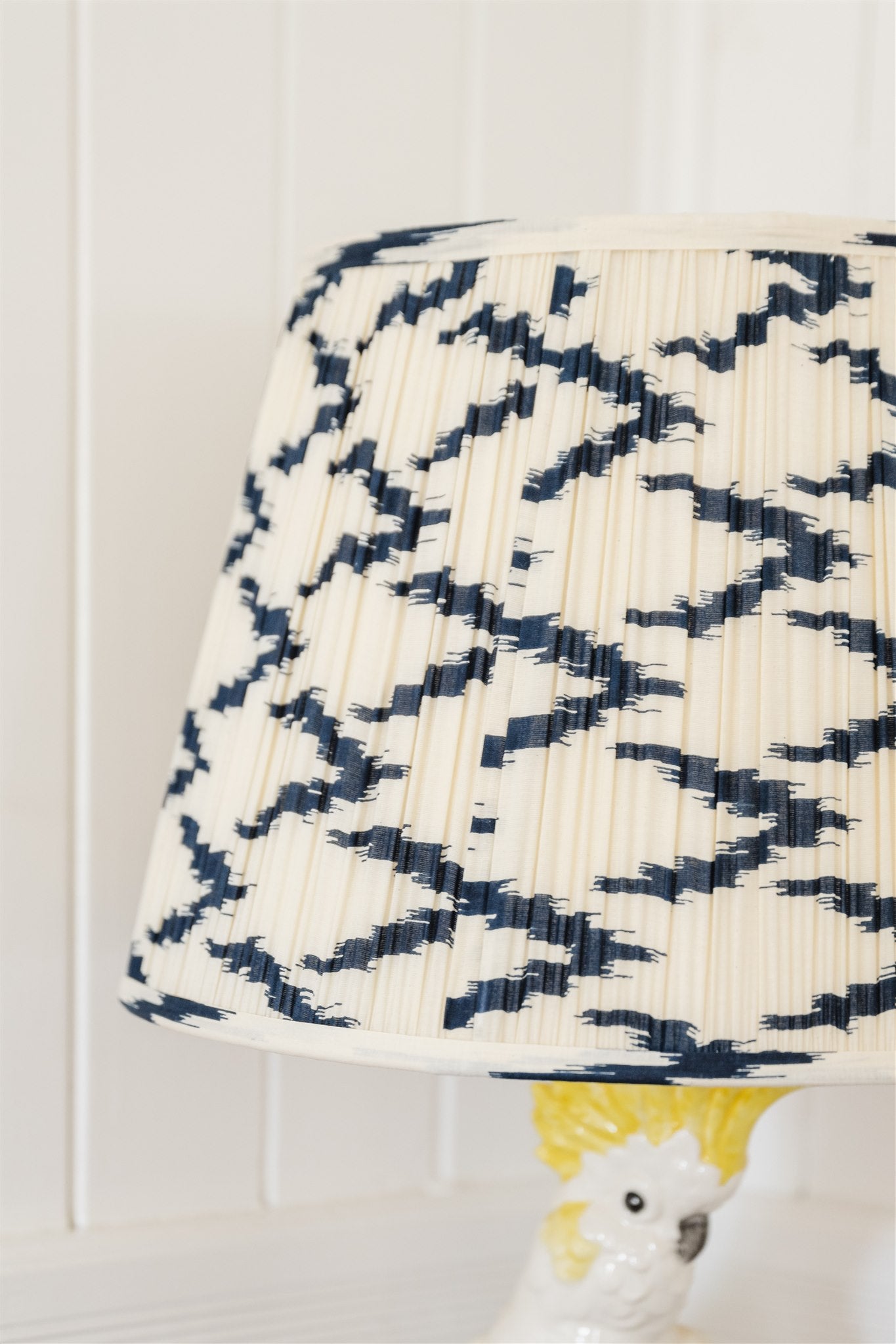 Sebastian Ikat Printed Pleated Lampshade