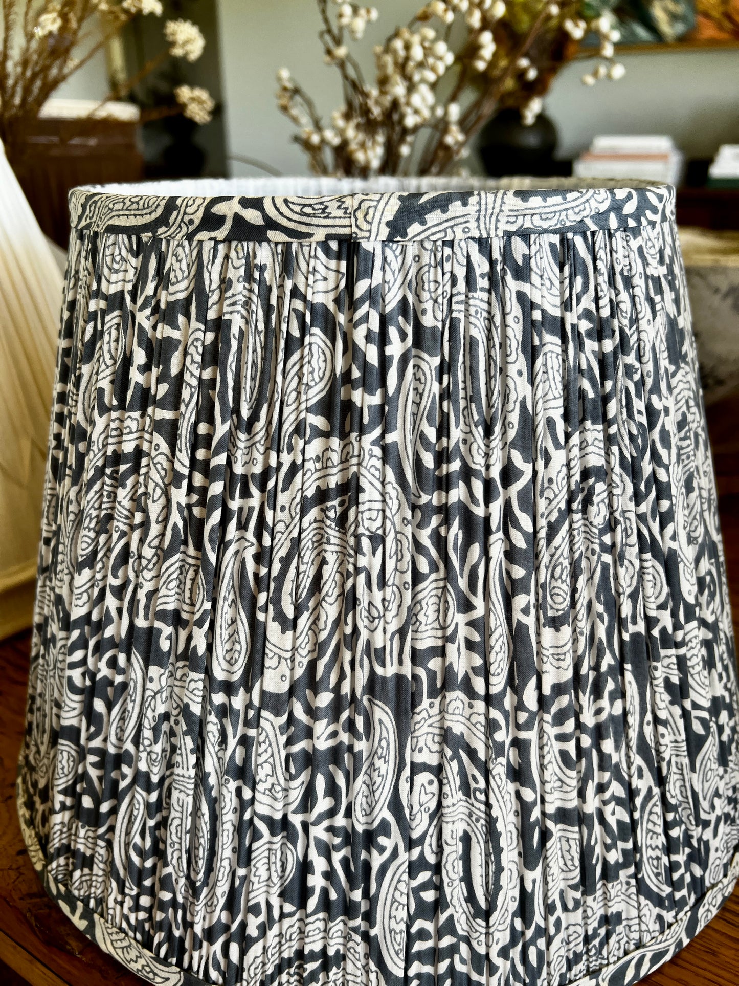 Murray Block Printed Pleated Lampshade