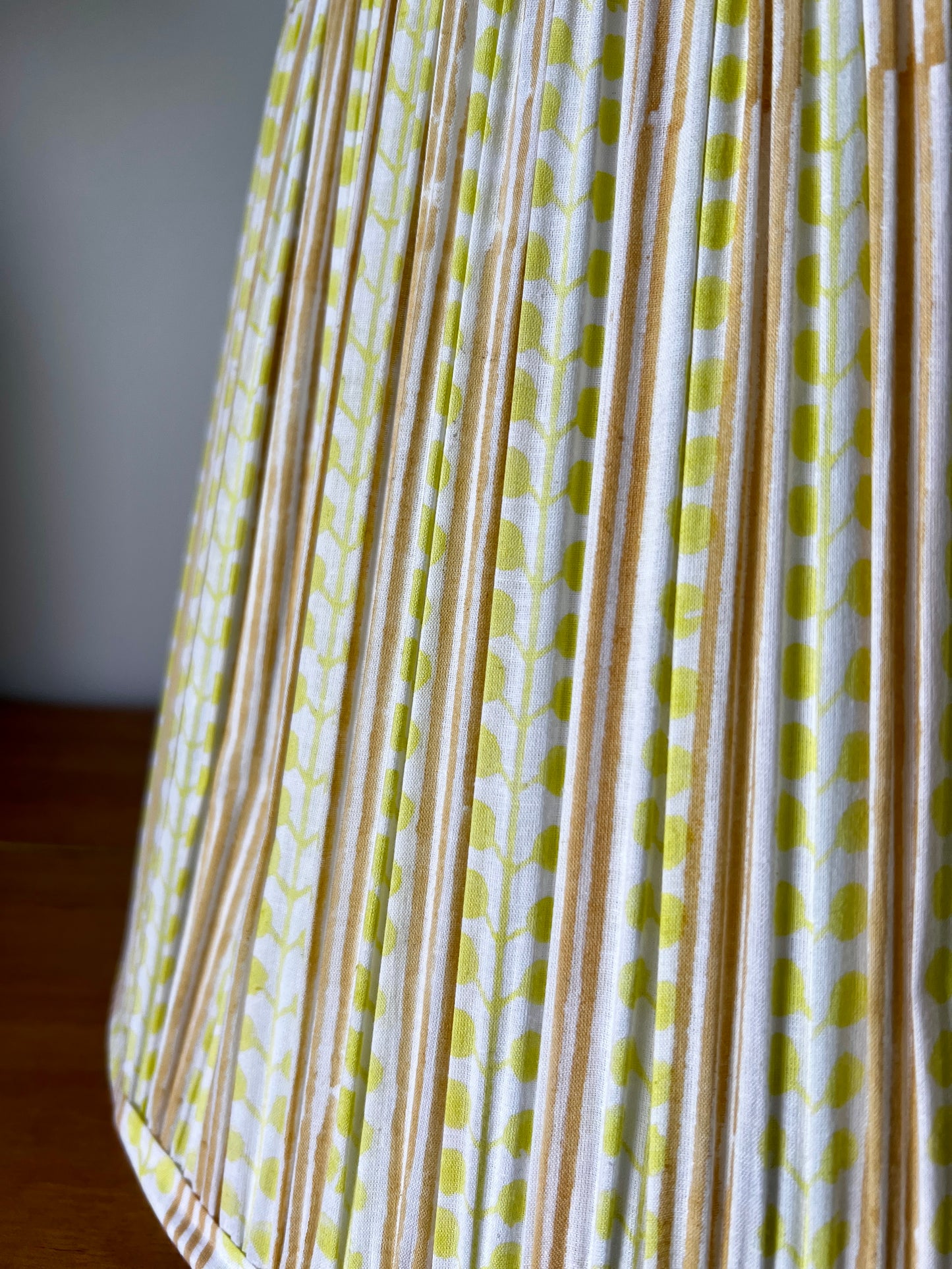 Marshall Block Printed Pleated Lampshade