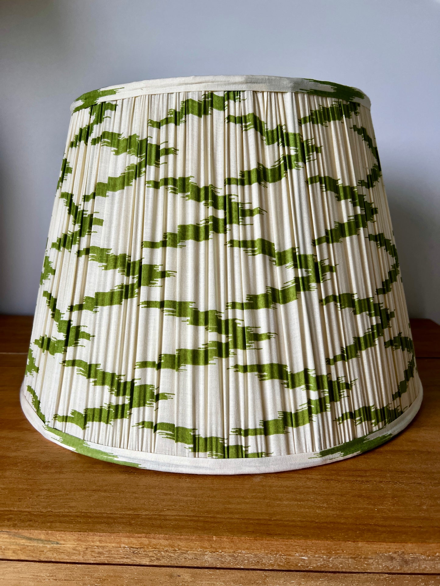 Ruary Ikat Printed Pleated Lampshade