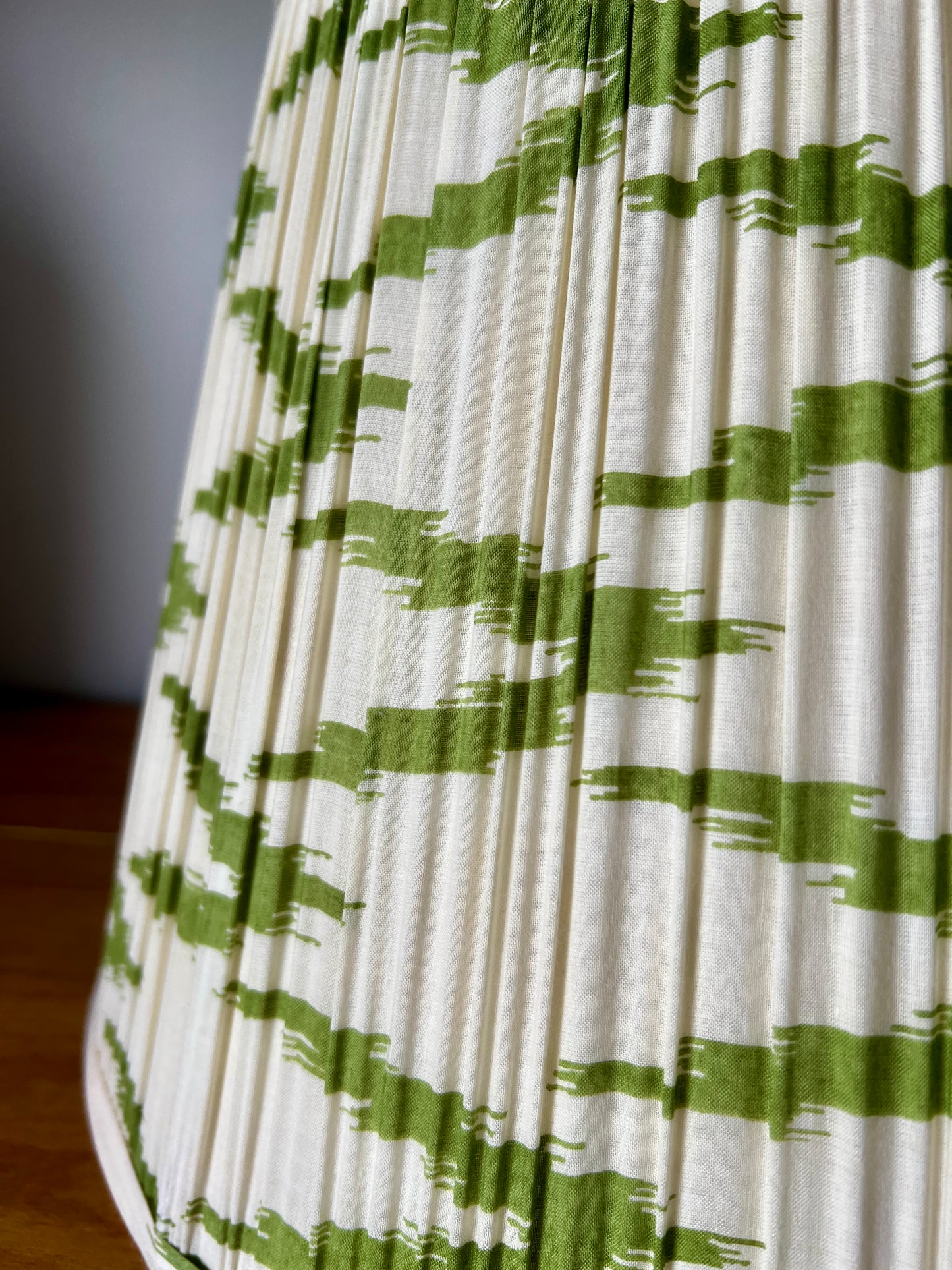 Ruary Ikat Printed Pleated Lampshade