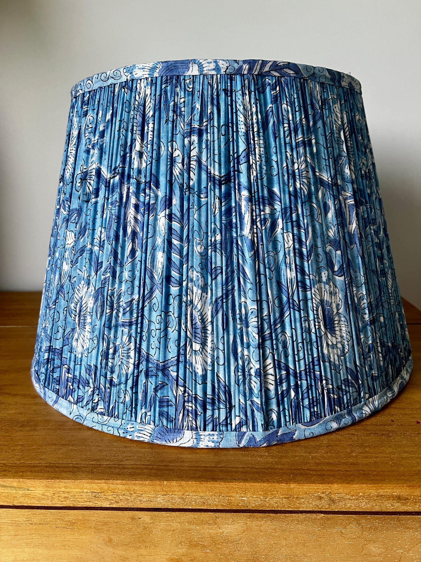 Martin Block Printed Pleated Lampshade