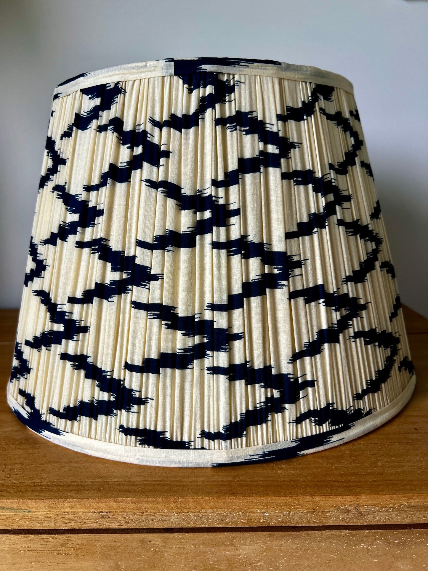 Sebastian Ikat Printed Pleated Lampshade