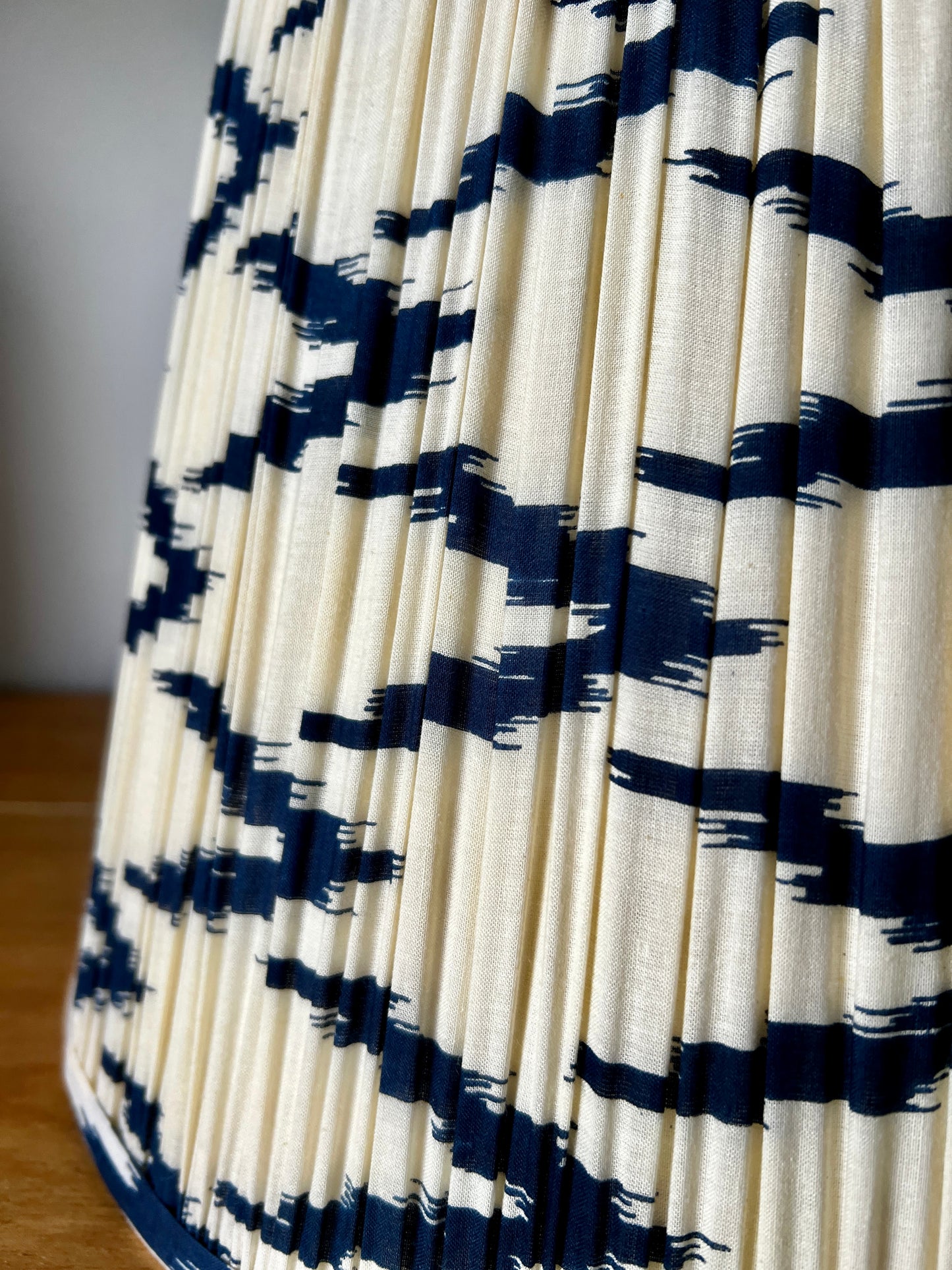 Sebastian Ikat Printed Pleated Lampshade