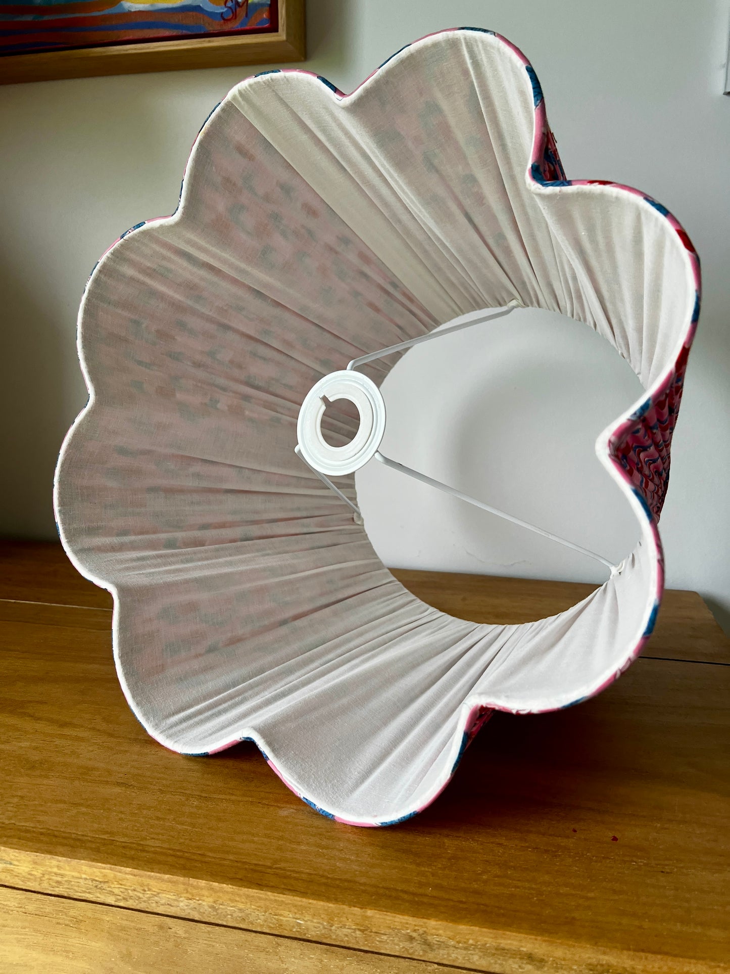 Digby Block Printed Pleated Lampshade
