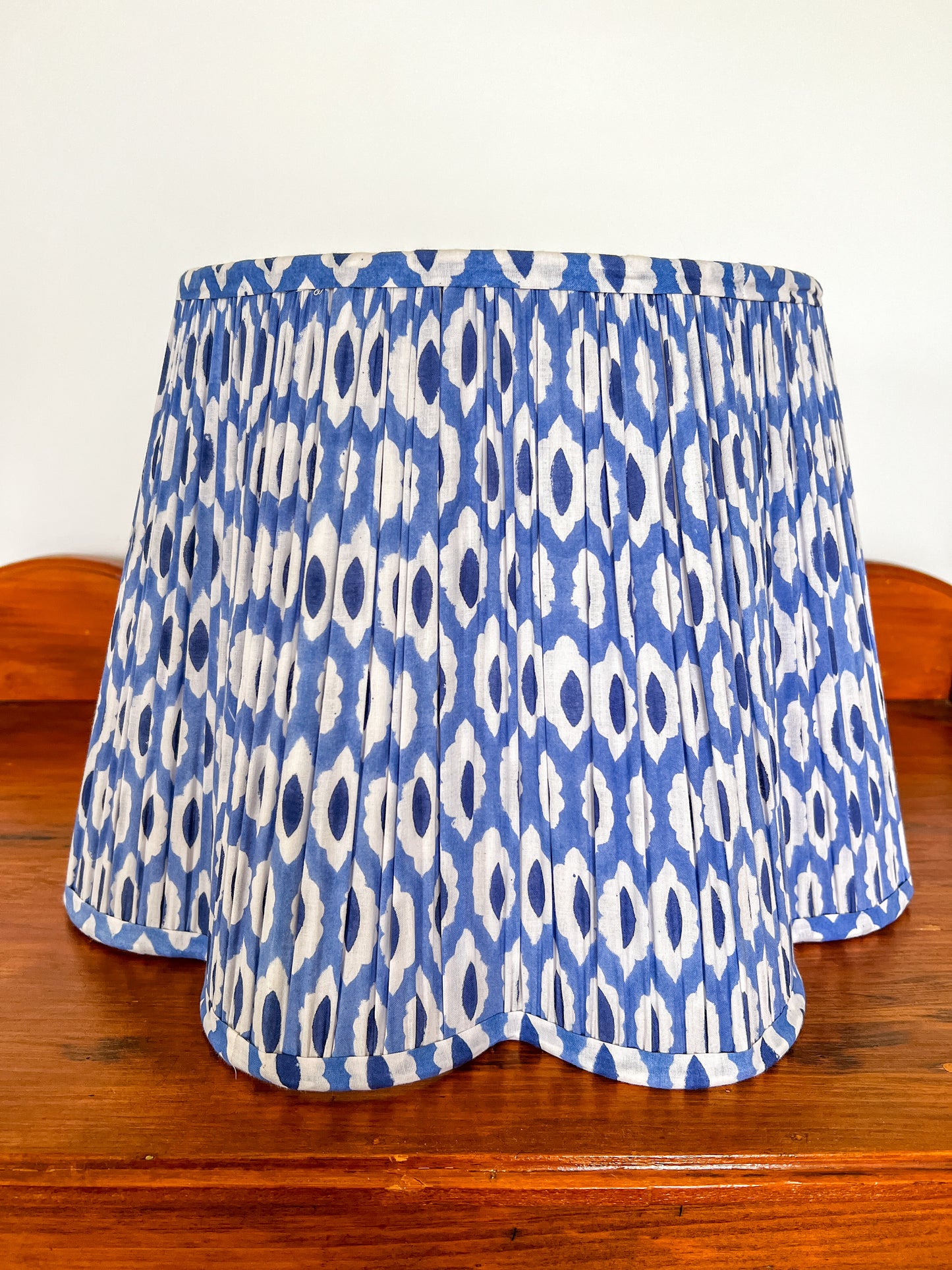 Audrey Block Printed Pleated Lampshade