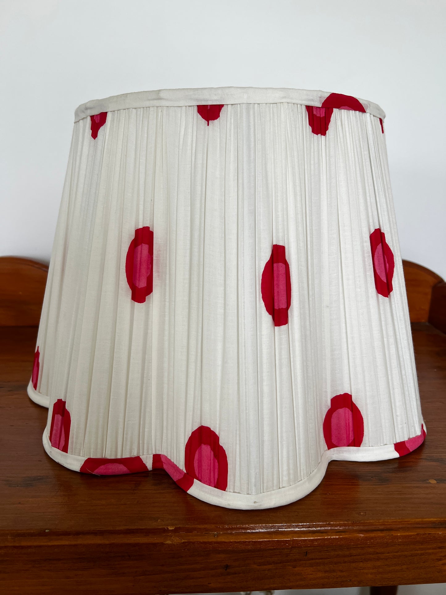 SALE Natasha Block Printed Pleated Lampshade