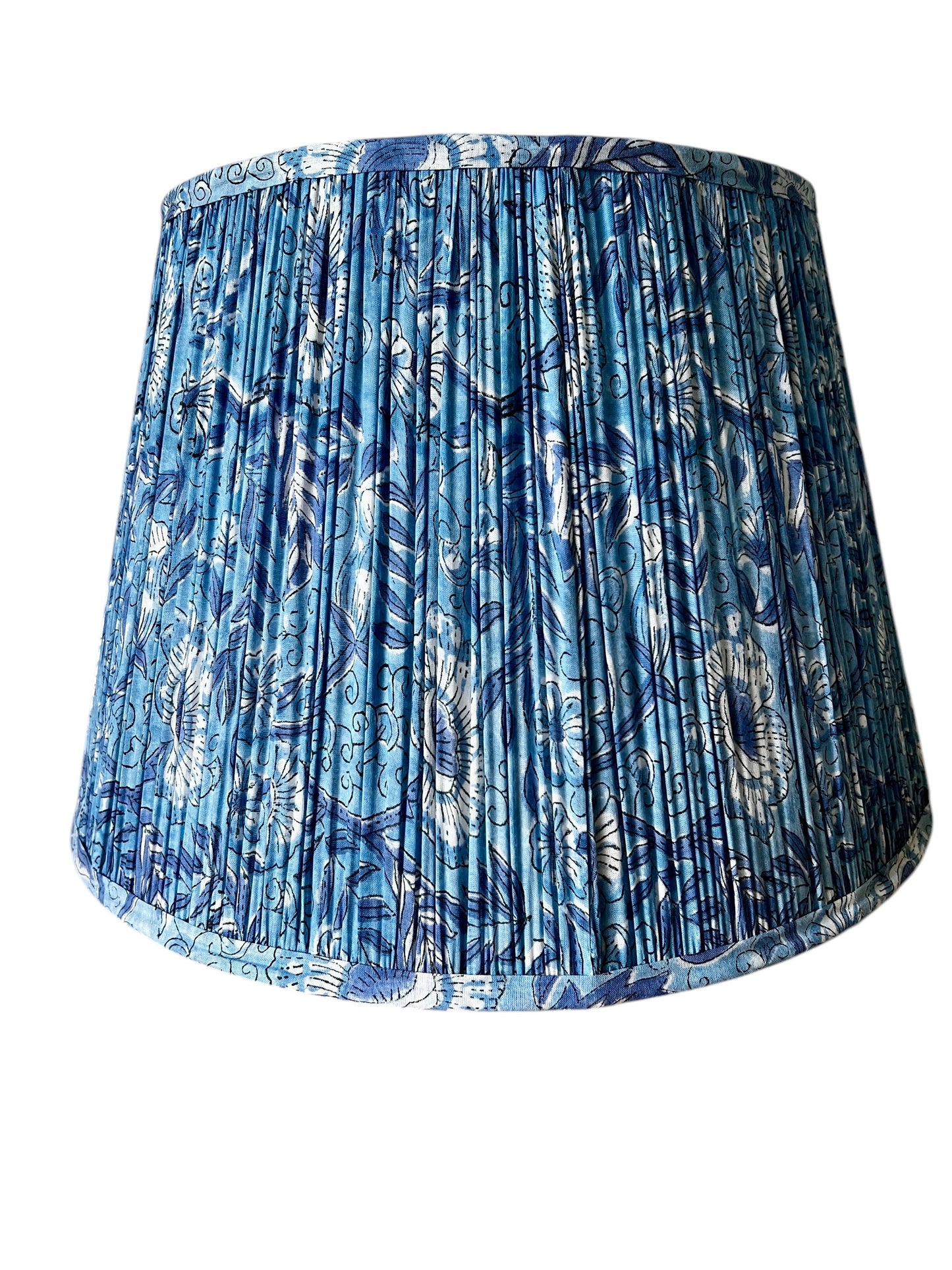 Martin Block Printed Pleated Lampshade