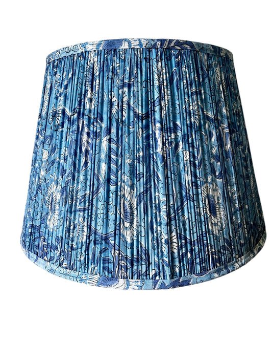 Martin Block Printed Pleated Lampshade
