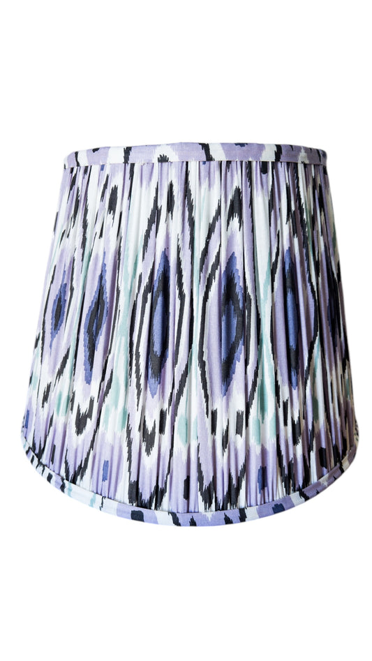 SALE Mal Ikat Printed Pleated Lampshade