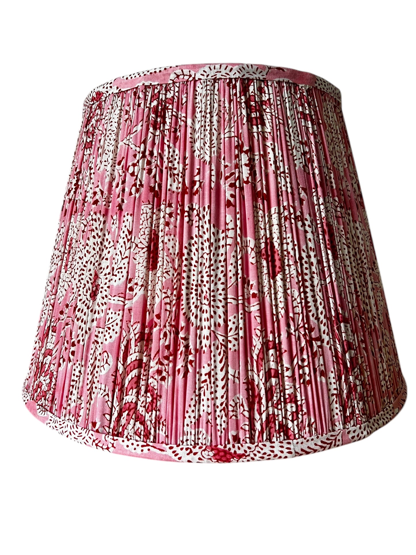 Hunter Block Printed Pleated Lampshade