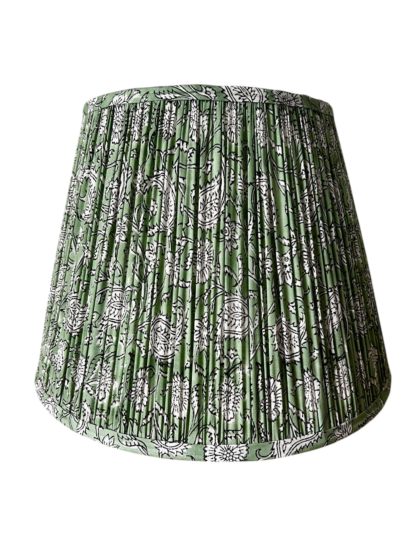 Digby Block Printed Pleated Lampshade