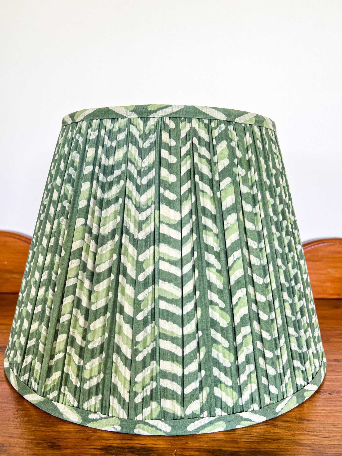 Hughie Block Printed Pleated Lampshade