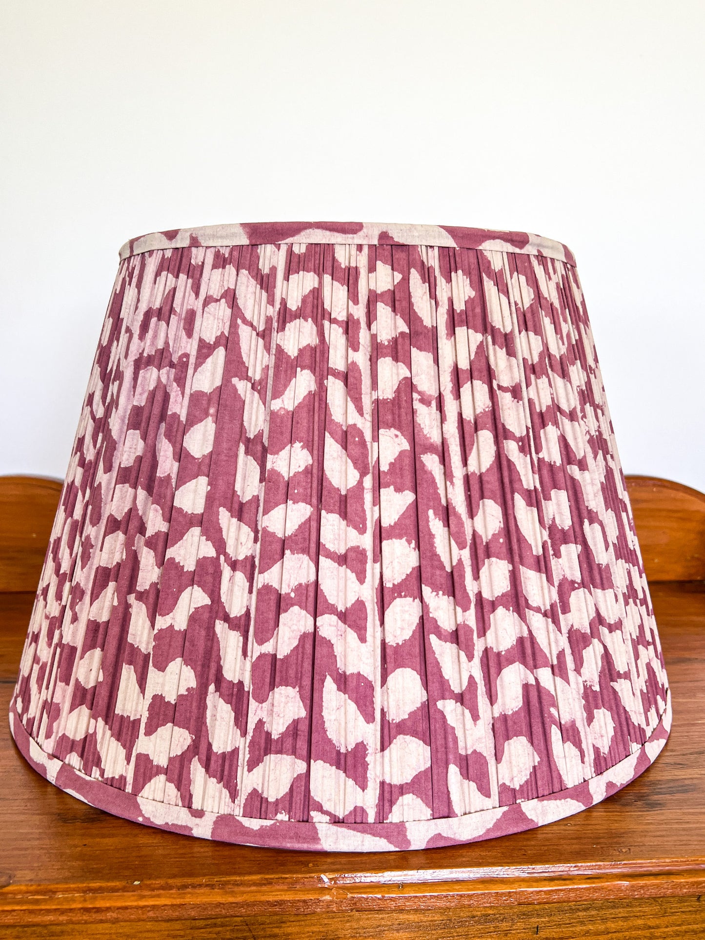 Joe Block Printed Pleated Lampshade