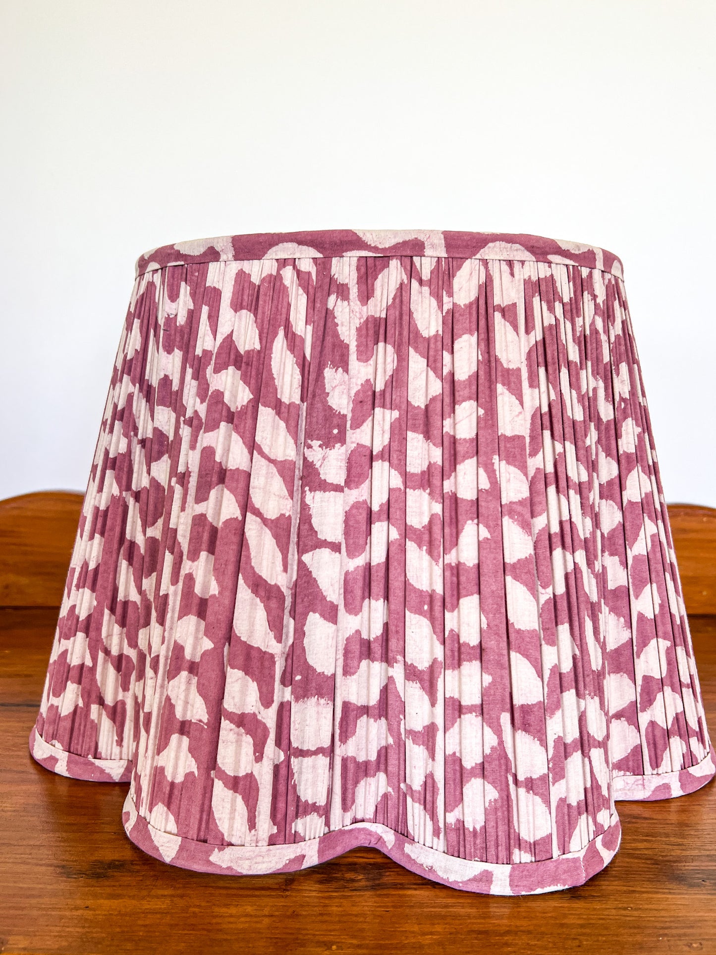 Joe Block Printed Pleated Lampshade
