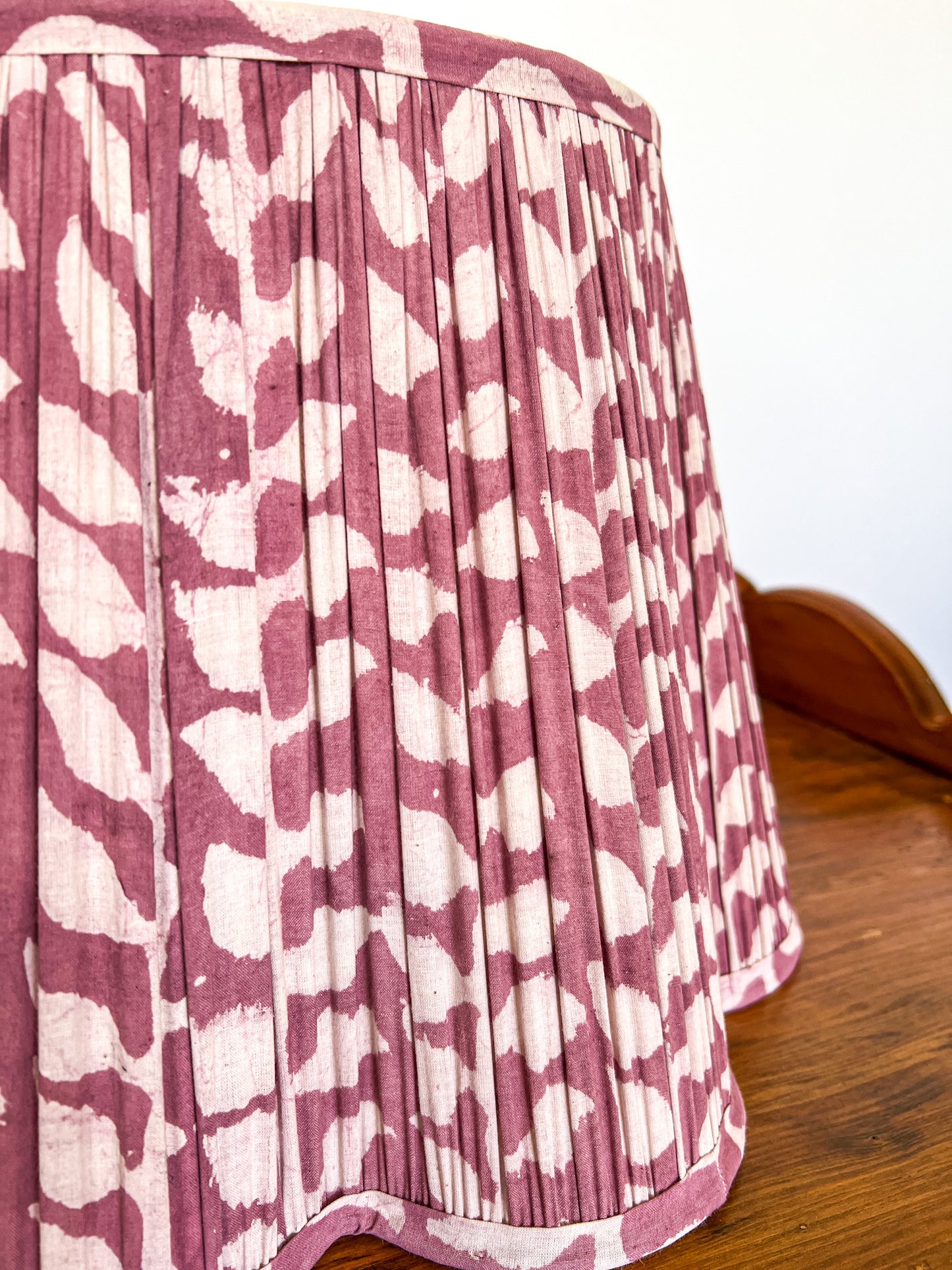 Joe Block Printed Pleated Lampshade