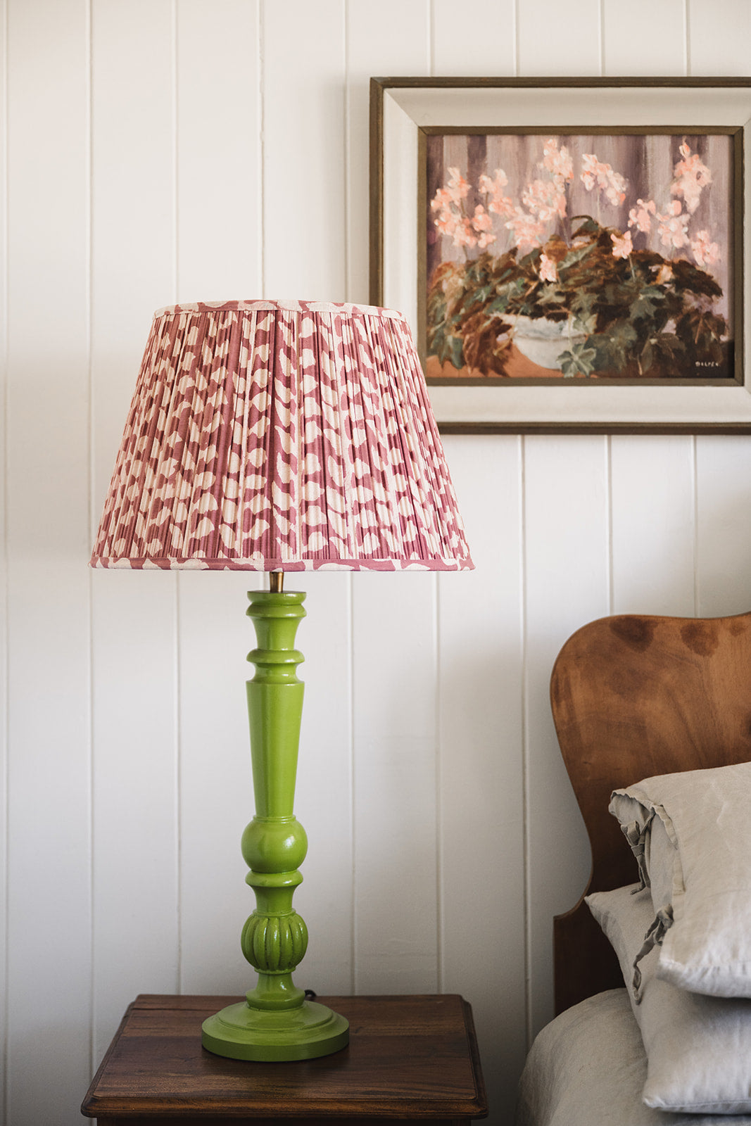 Joe Block Printed Pleated Lampshade