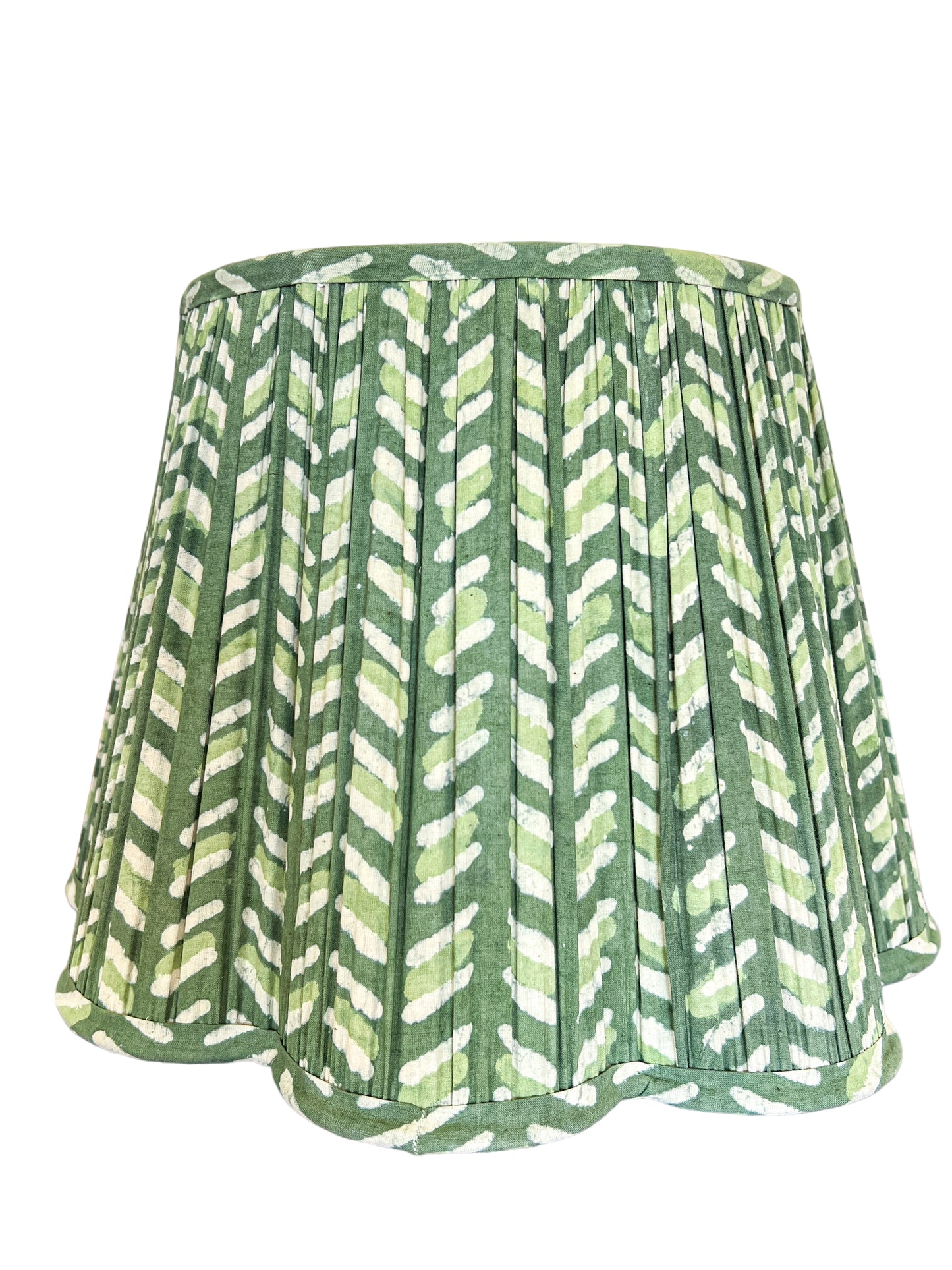 Hughie Block Printed Pleated Lampshade