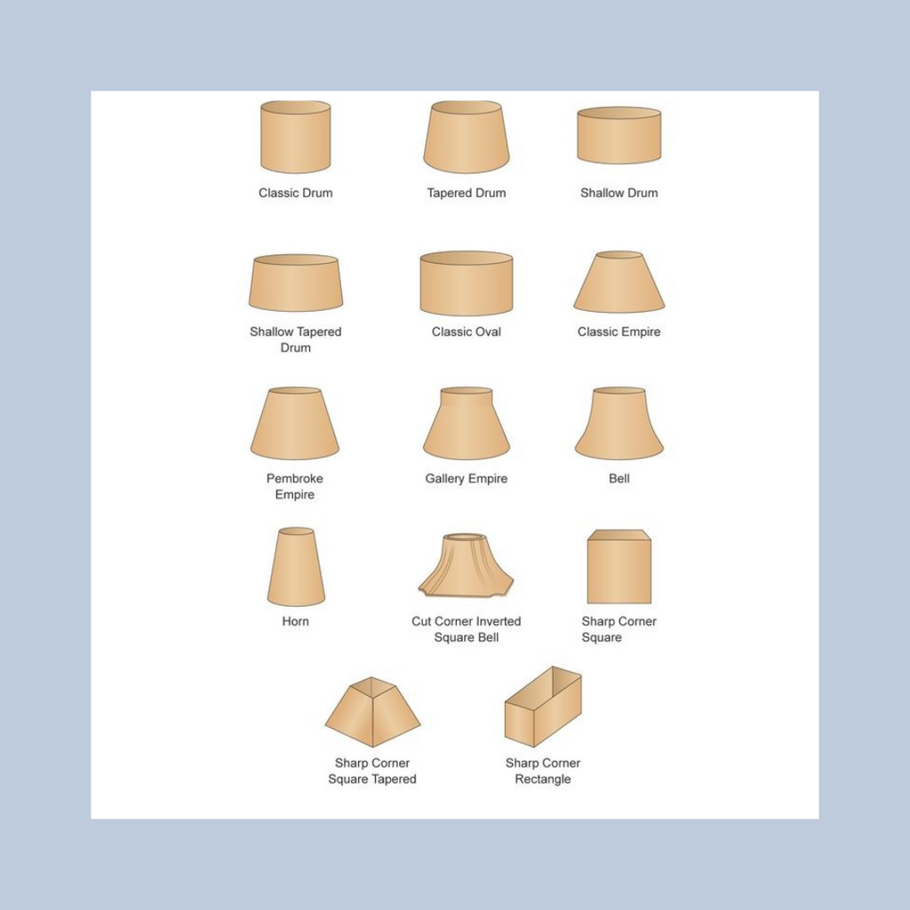 Lamp shade shapes and their effect on lighting