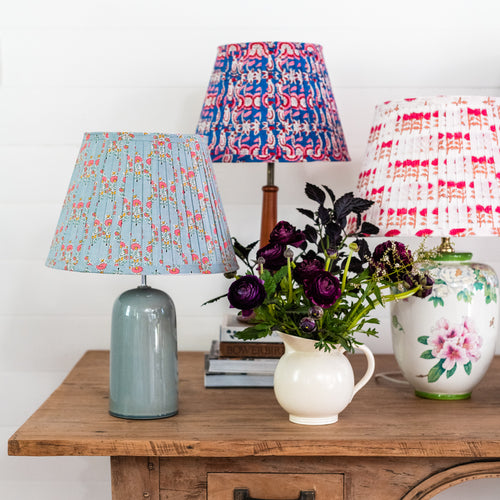 The history of pleated lampshades
