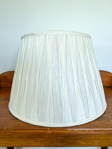 Annabel Silk Gathered Pinch Pleat Lampshade