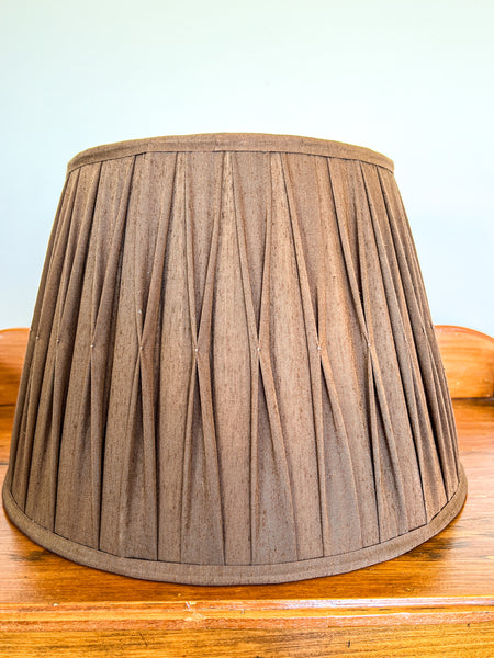 Annabel Silk Gathered Pinch Pleat Lampshade