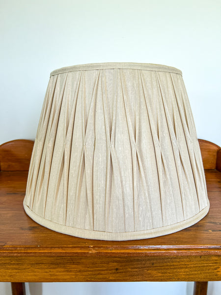 Annabel Silk Gathered Pinch Pleat Lampshade