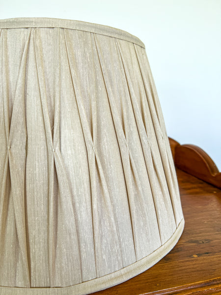 Annabel Silk Gathered Pinch Pleat Lampshade