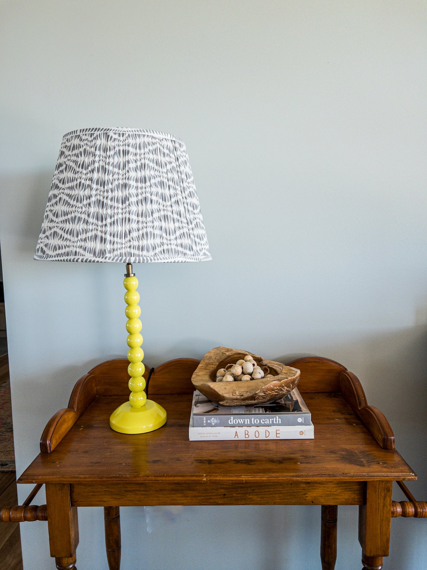 SALE Elaine Block Printed Pleated Lampshade