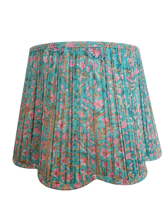 Camden Block Printed Pleated Lampshade