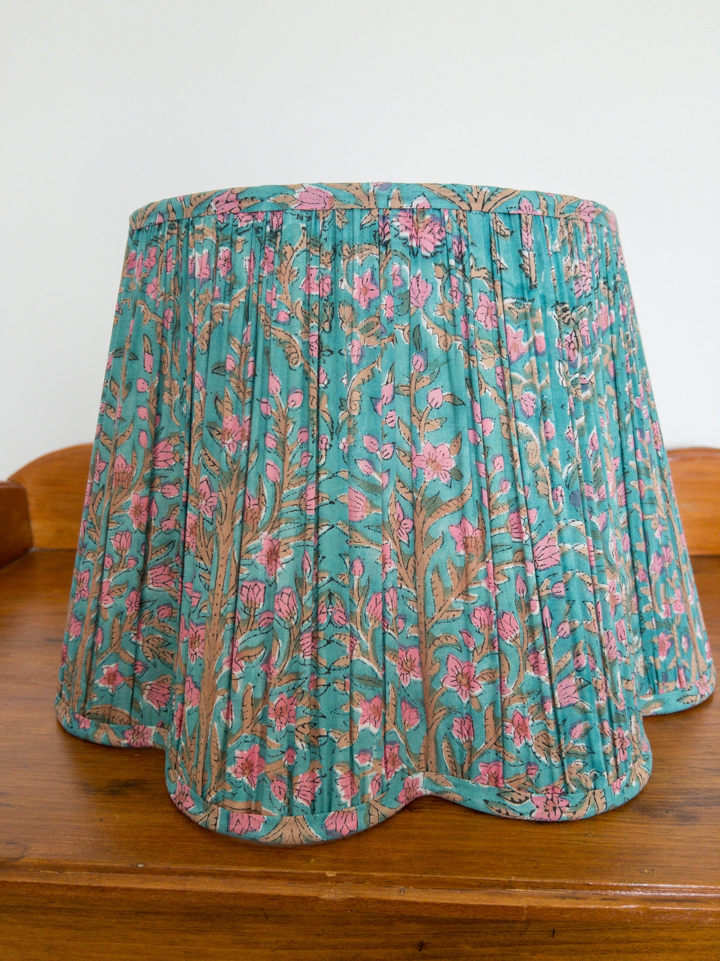 Camden Block Printed Pleated Lampshade