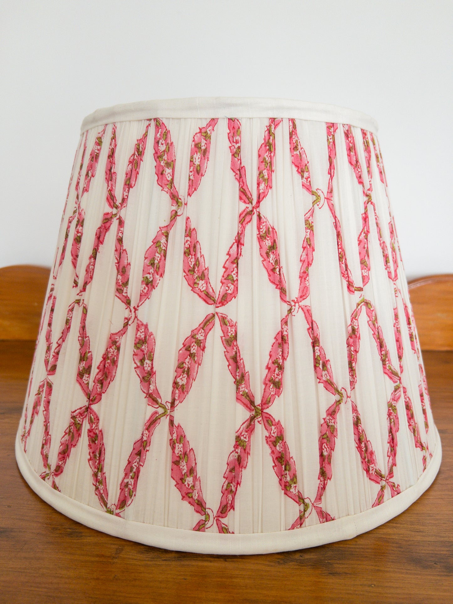 Eleanor Block Printed Pleated Lampshade