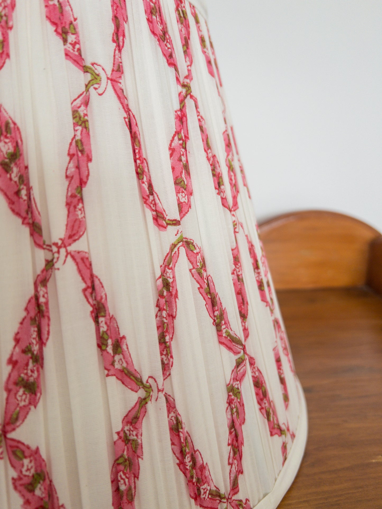 Eleanor Block Printed Pleated Lampshade