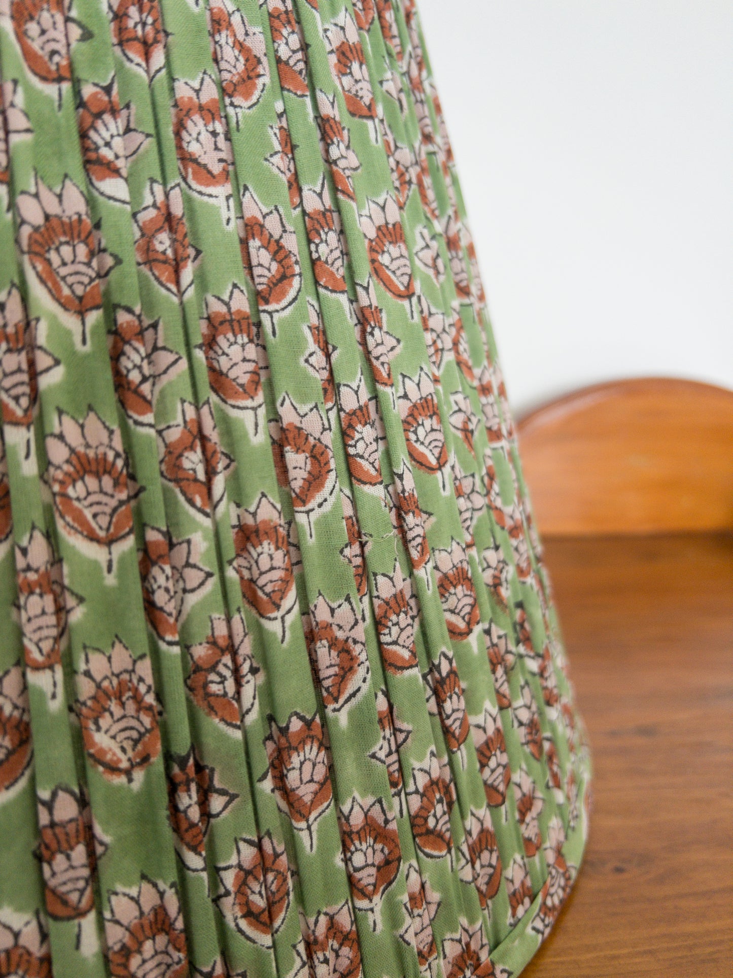 Billy Block Printed Pleated Lampshade
