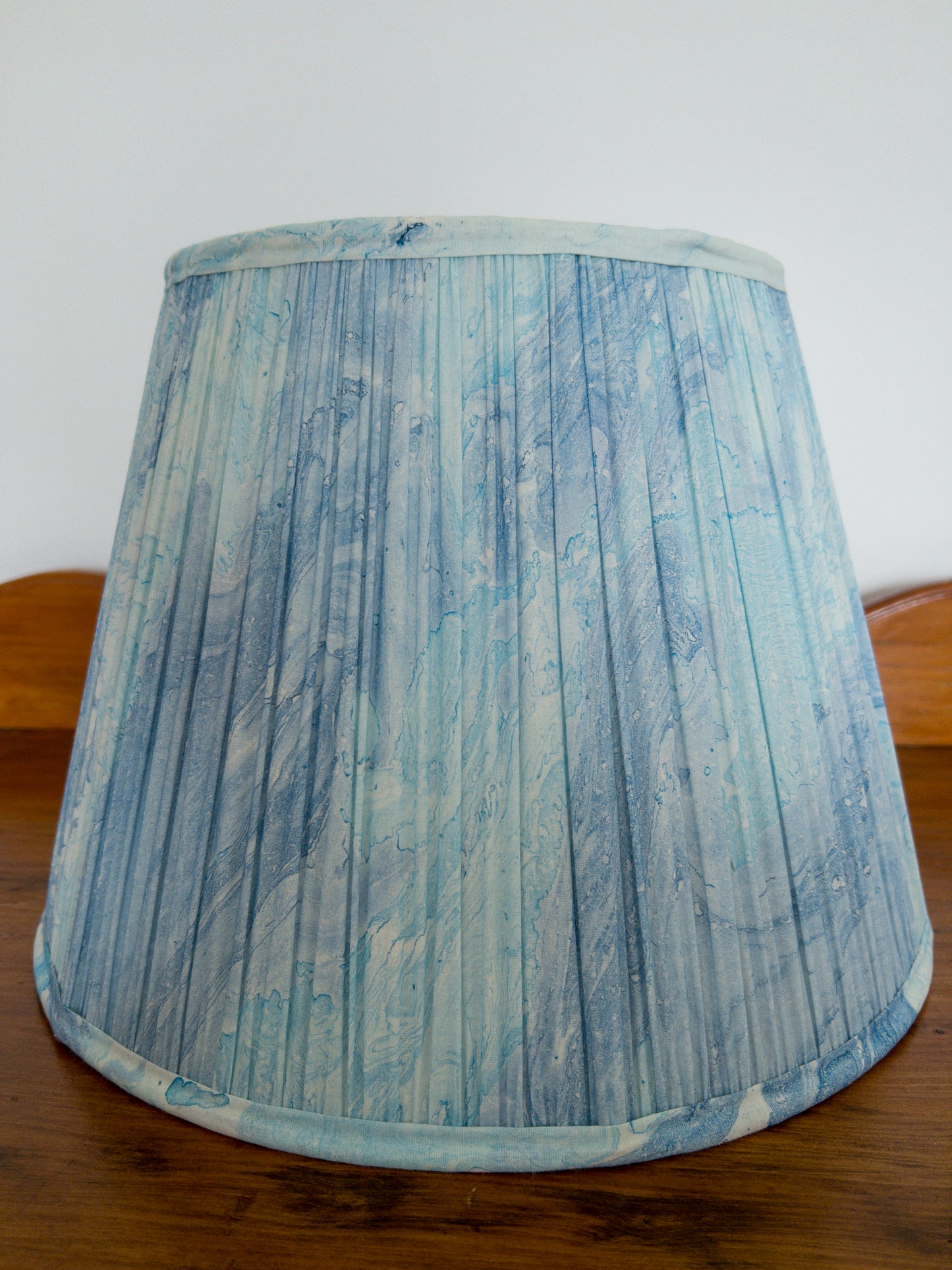 Charlotte Block Printed Pleated Lampshade