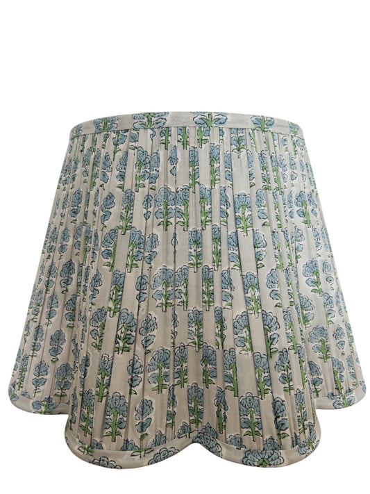 Sinclair Block Printed Pleated Lampshade