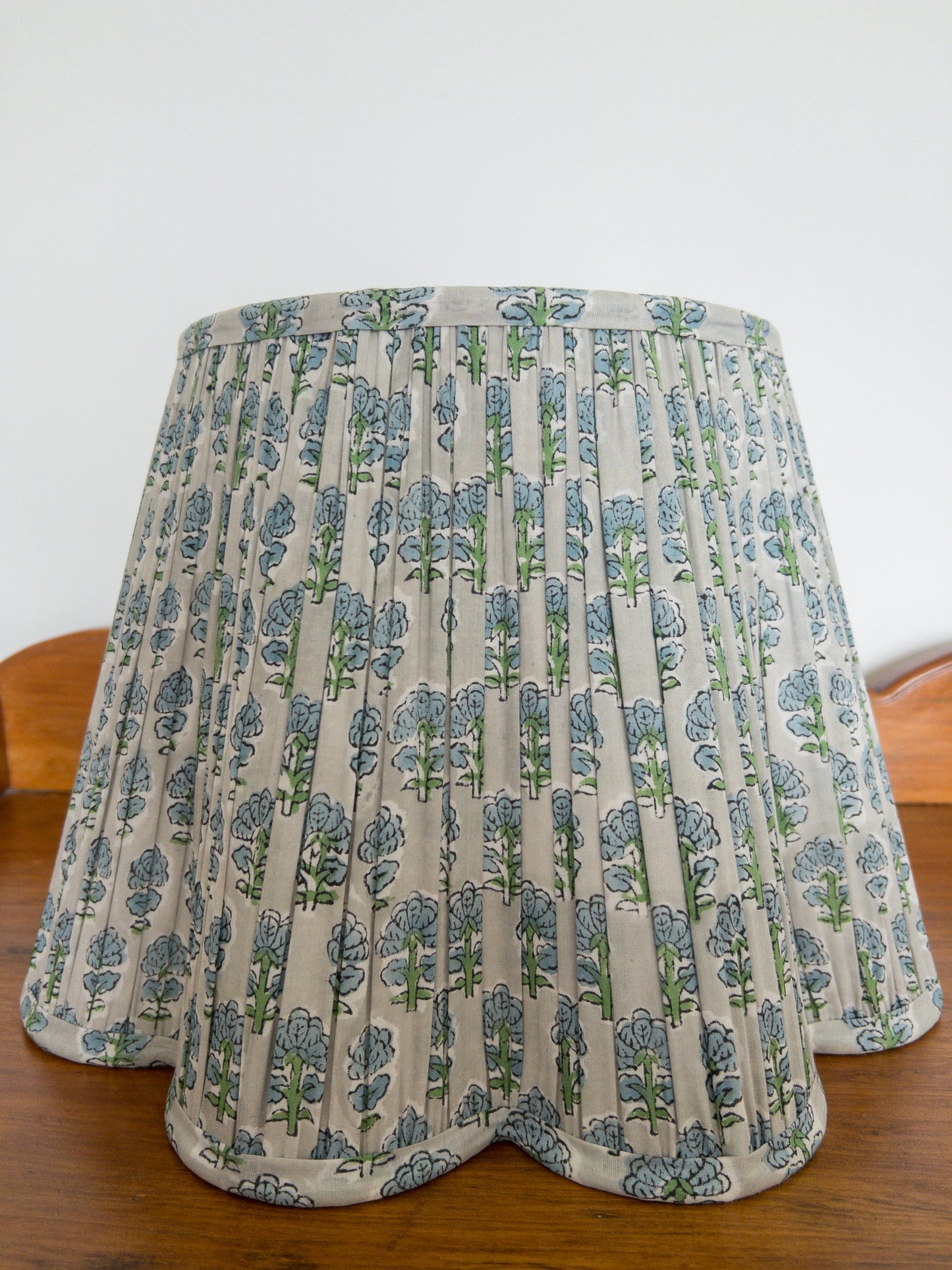 Sinclair Block Printed Pleated Lampshade