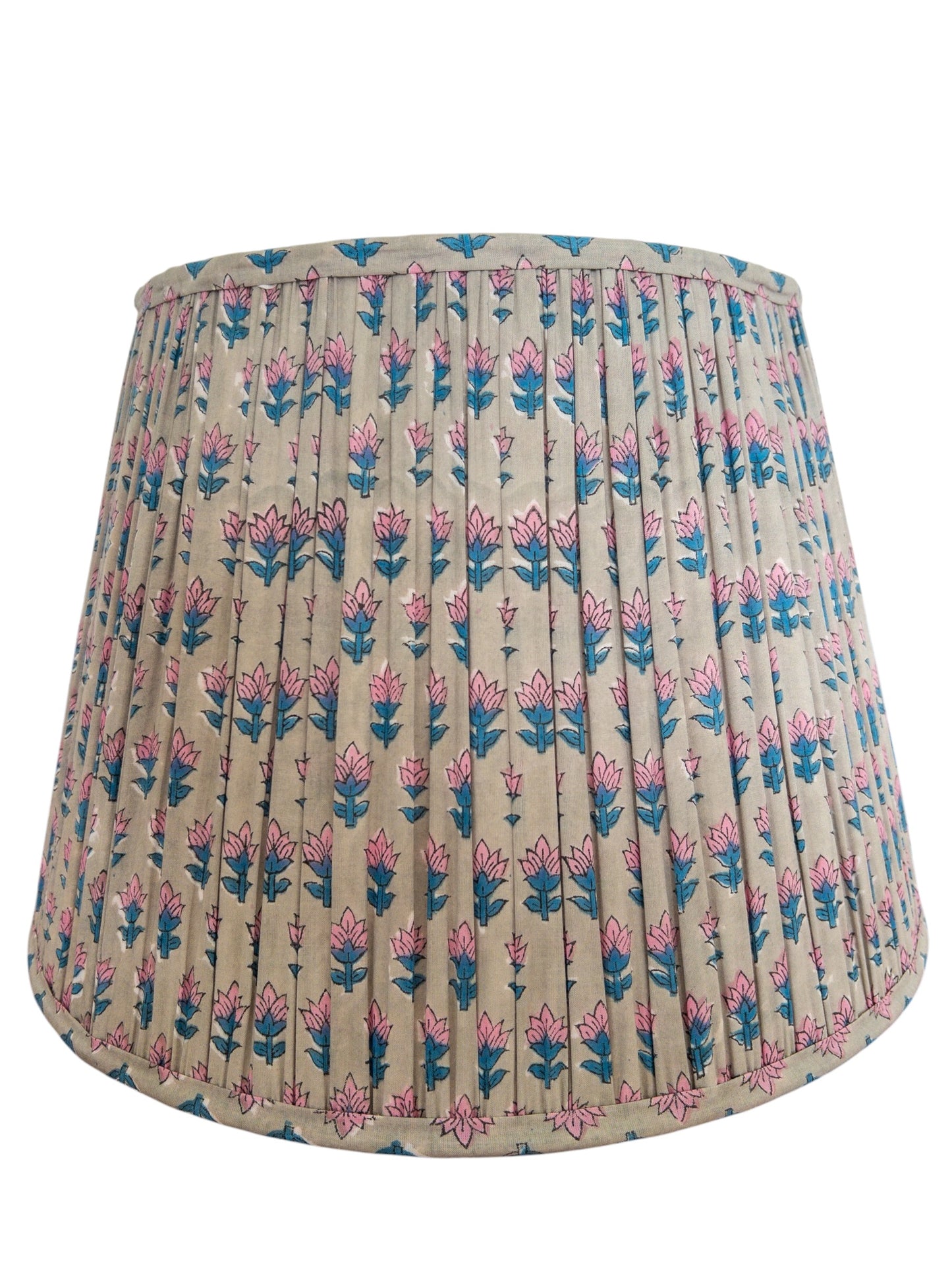 Arden Block Printed Pleated Lampshade