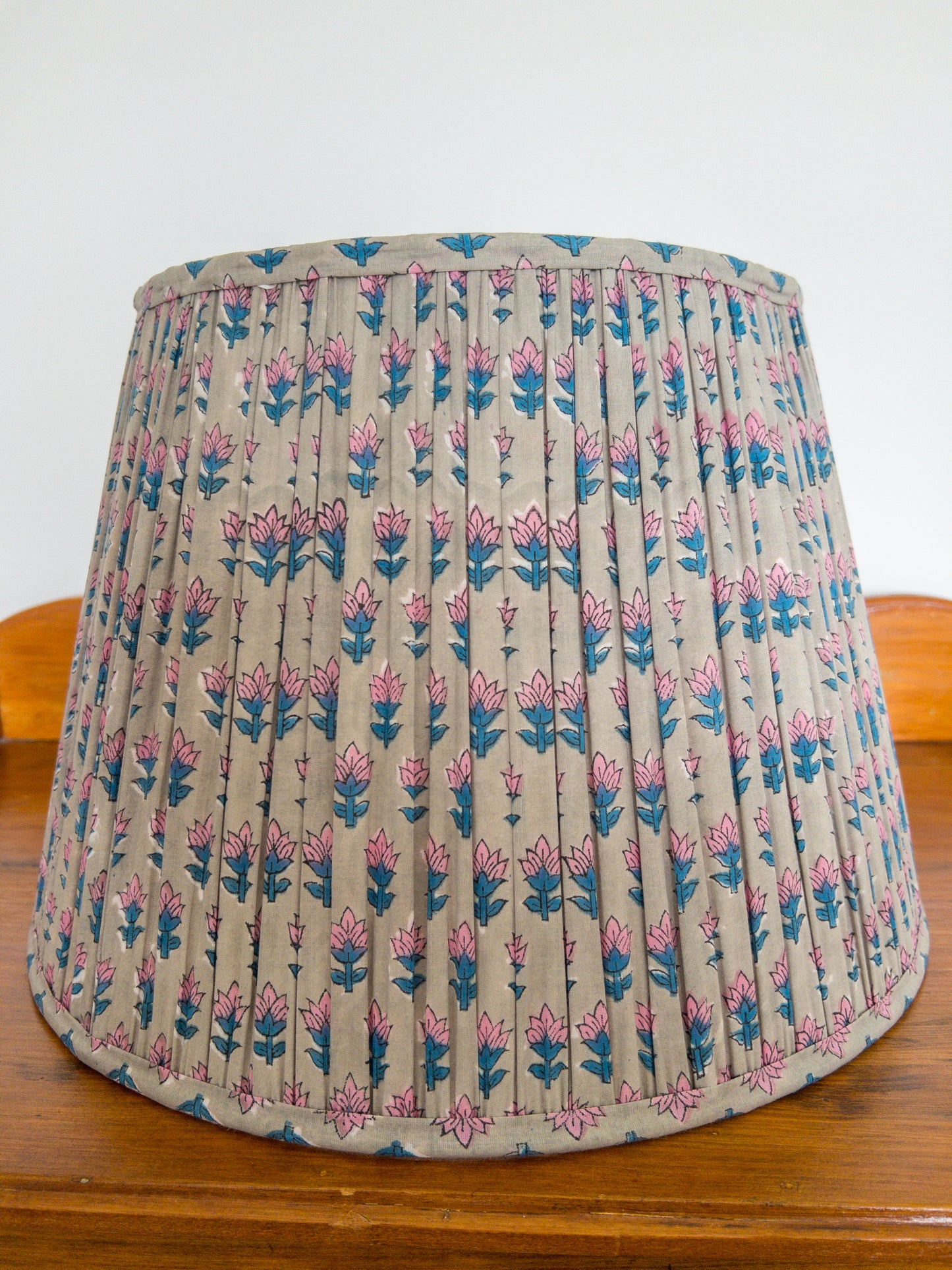 Arden Block Printed Pleated Lampshade