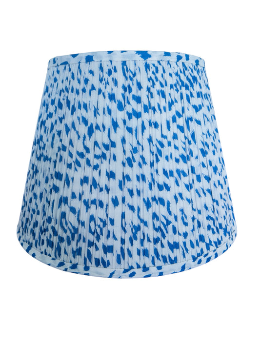 Claude Block Printed Pleated Lampshade
