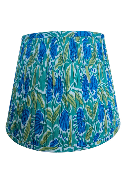 Juliet Block Printed Pleated Lampshade