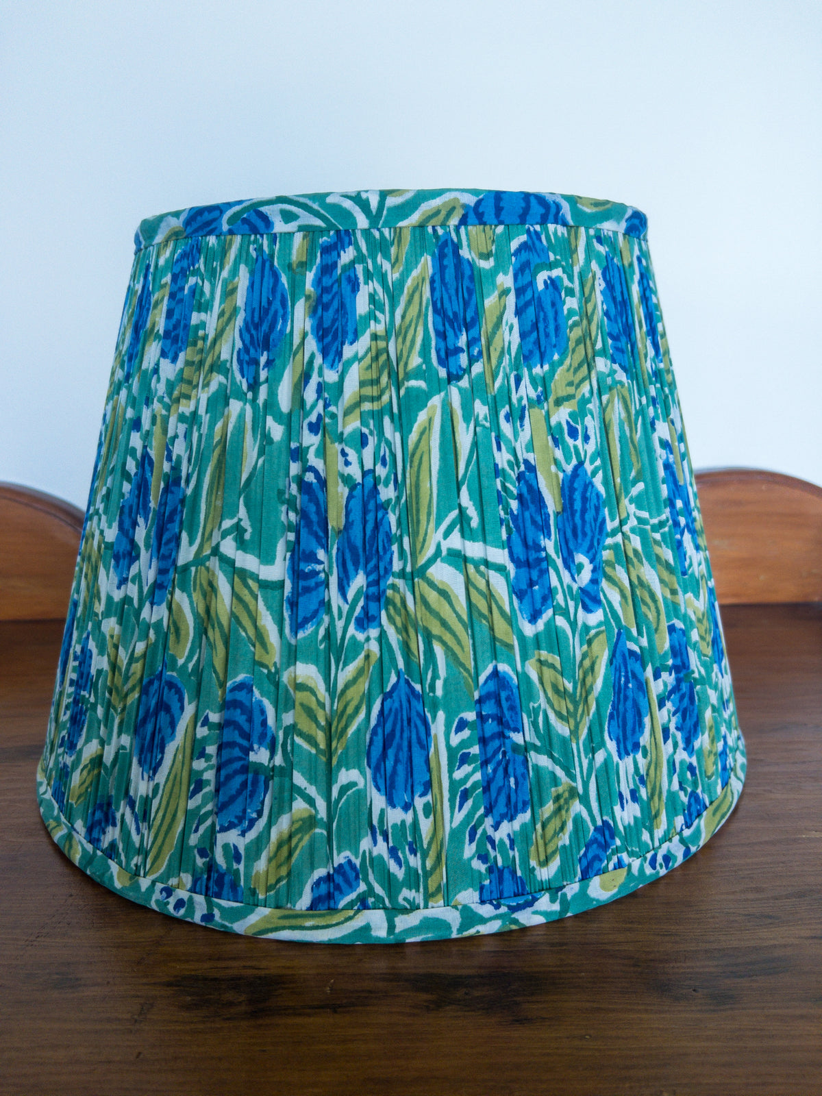 Juliet Block Printed Pleated Lampshade