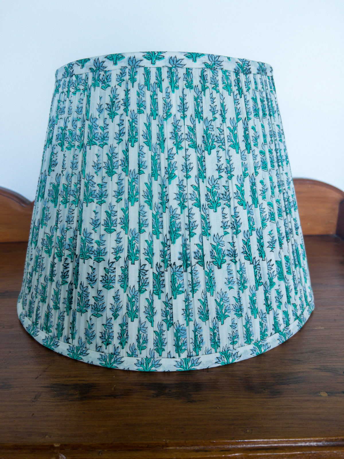 Bob Block Printed Pleated Lampshade