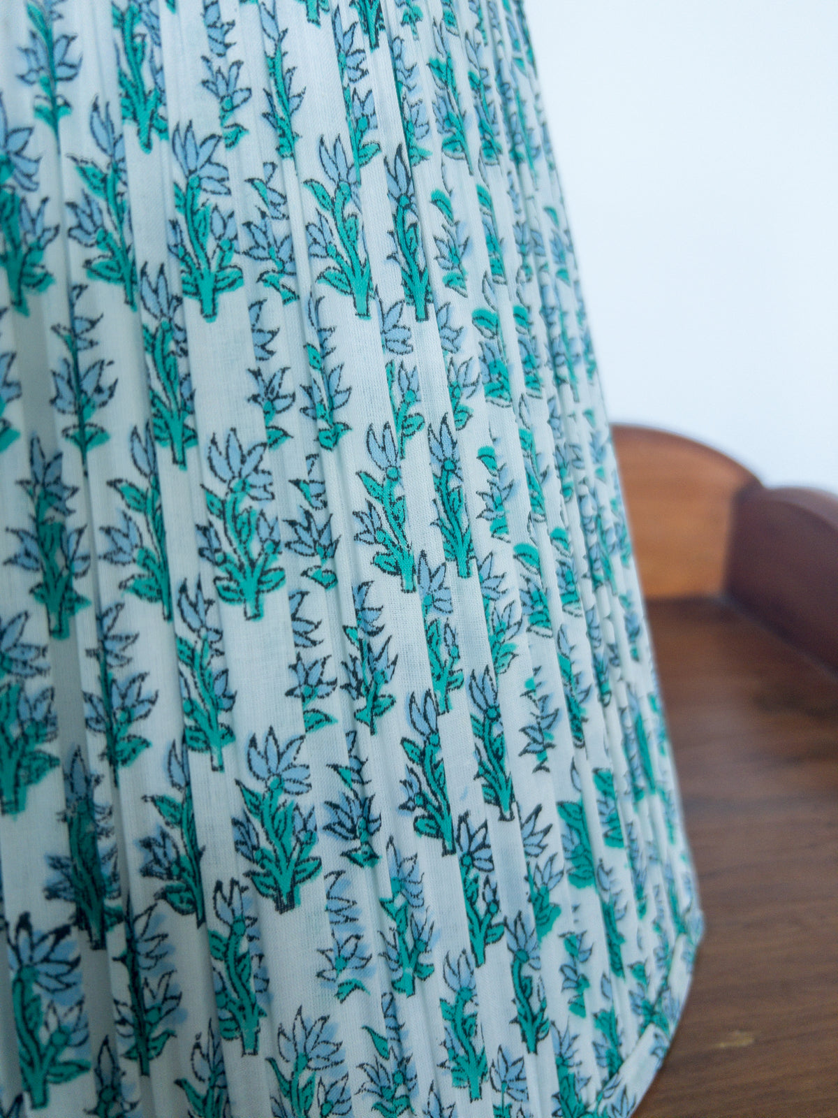 Bob Block Printed Pleated Lampshade