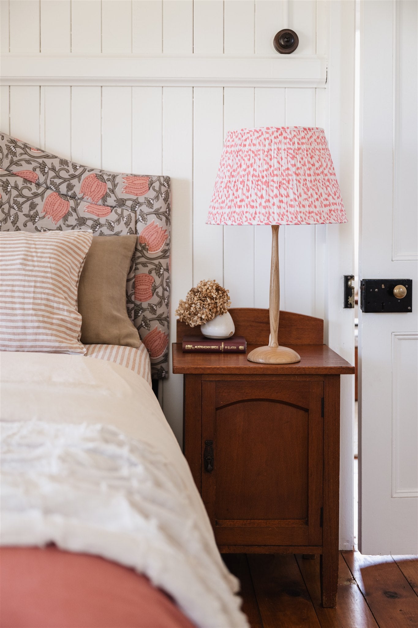 Wilbur Block Printed Pleated Lampshade
