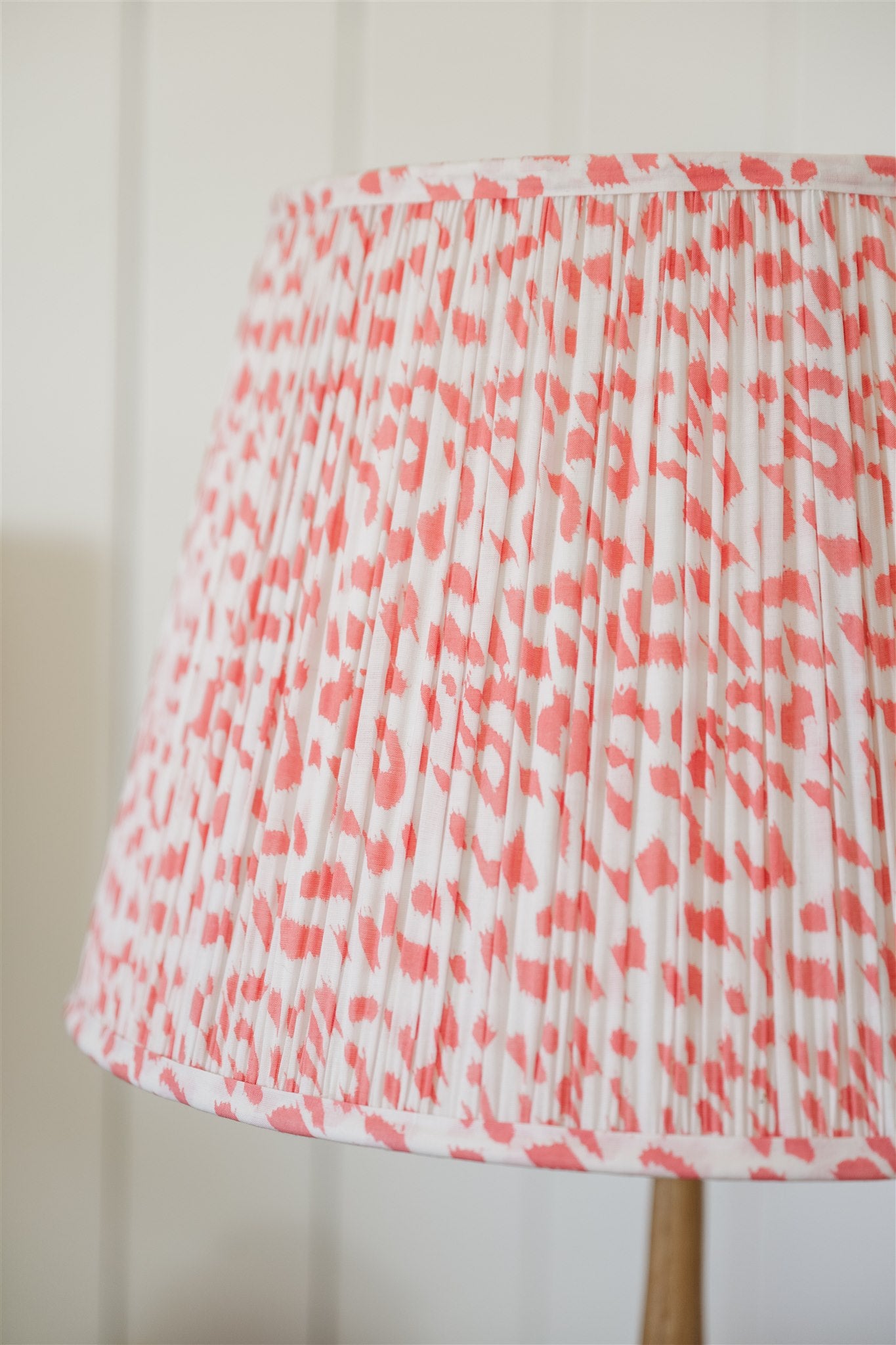 Wilbur Block Printed Pleated Lampshade