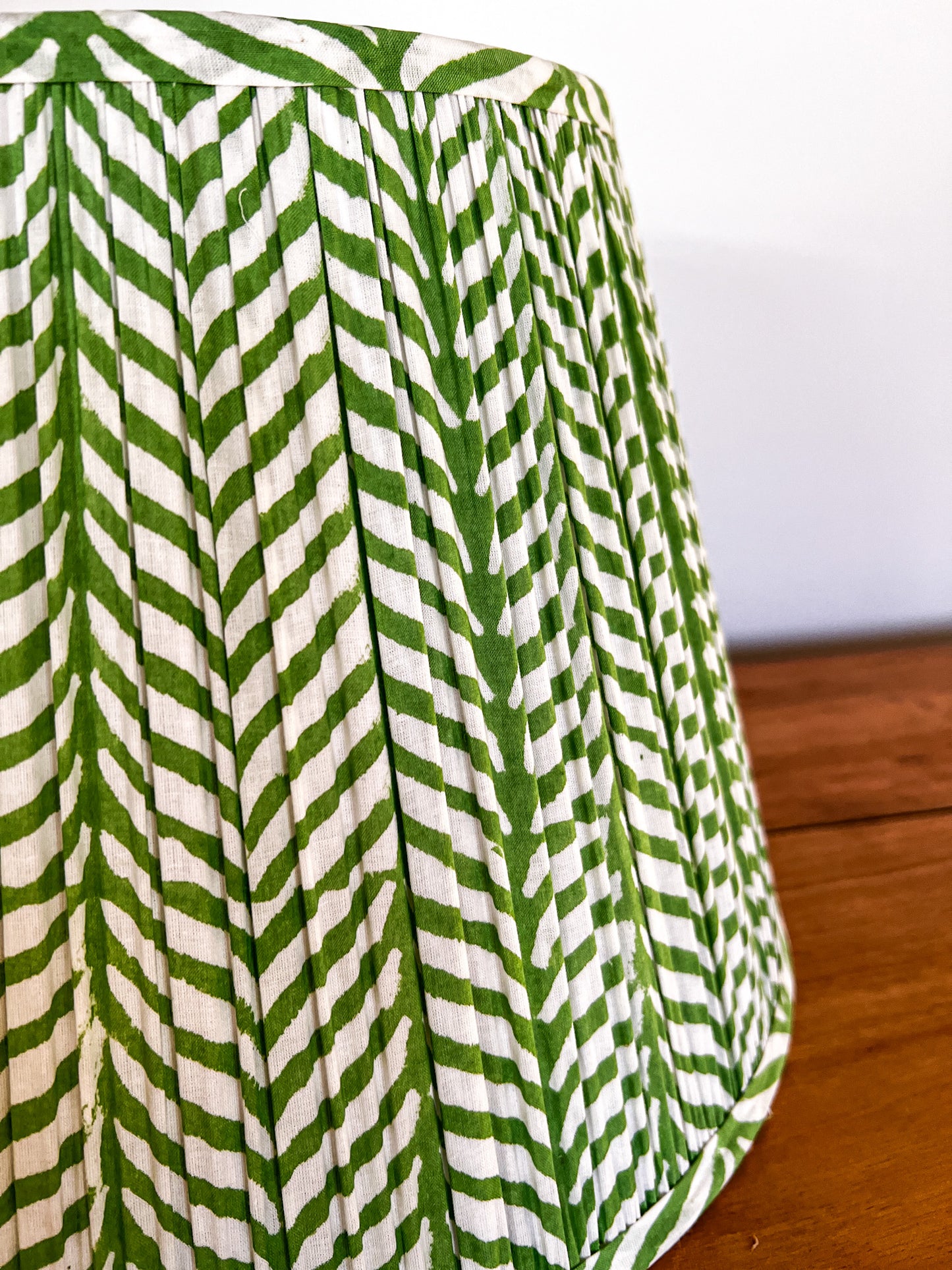 SALE Phillipa Green Block Printed Pleated Lampshade